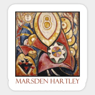 Painting Number 48 by Marsden Hartsley Sticker